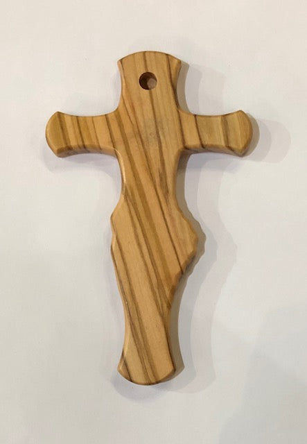 CROCE DELL'AMICIZIA DA PARETE IN ULIVO